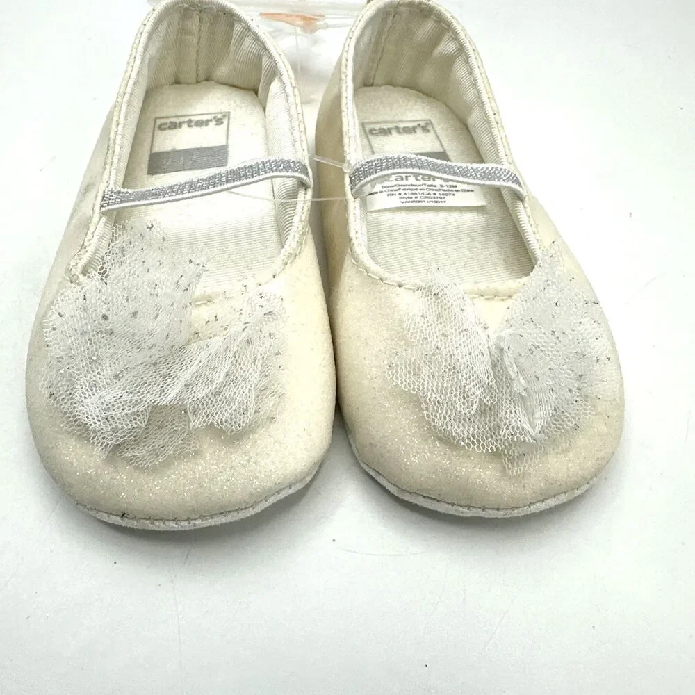 Carters 9-12 Month Formal Dress Soft Shoes -NEW